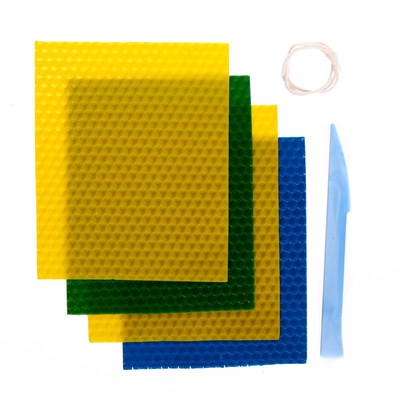 Свечи из вощины «Уютный домик», набор для творчества