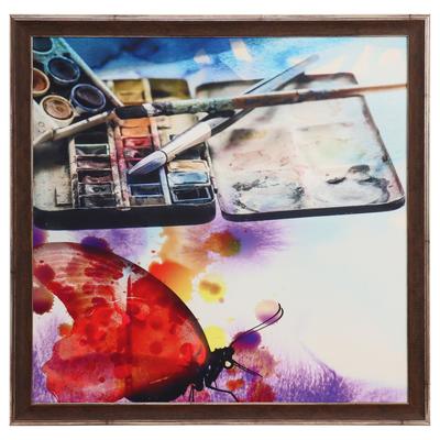 Картина велюр «Акварель», 70×70 (73×73 )см