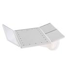 УЦЕНКА Зеркало Luazon Home KZ-07, подсветка, 30×18×7 см, 22 диода, 4хААА, (не в комплекте), белое - Фото 4