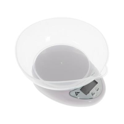 УЦЕНКА Весы кухонные LuazON LVK-706, электронные, с чашей, до 5 кг, белые