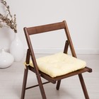 Набор подушек для стула 35х35см 2шт, цв.желтый, файбер, бязь хлопок 100% - фото 321589369