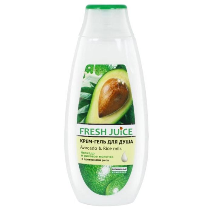 Крем-гель для душа Fresh Juice «Авокадо и рисовое молочко», 400 мл - Фото 1