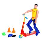 Пальчиковый самокат c фигуркой, МИКС - Фото 3