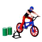 Пальчиковый велосипед с фигуркой, МИКС - Фото 3