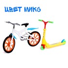 Набор пальчиковый самокат и велосипед, МИКС - Фото 5