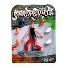 Пальчиковый скейтборд с фигуркой, МИКС - Фото 4