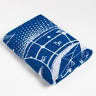 Полотенце махровое Этель «Знаки зодиака: Рыбы», 70×130 см, 100% хлопок, 420 г/м², синее - Фото 2