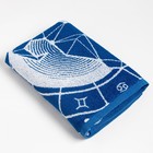 Полотенце махровое Этель «Знаки зодиака: Овен», 70×130 см, 100% хлопок, 420 г/м², синее - Фото 2