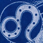 Полотенце махровое Этель «Знаки зодиака: Лев», 70×130 см, 100% хлопок, 420 г/м², синее - Фото 3