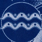 Полотенце махровое Этель «Знаки зодиака: Водолей», 70×130 см, 100% хлопок, 420 г/м², синее - Фото 3