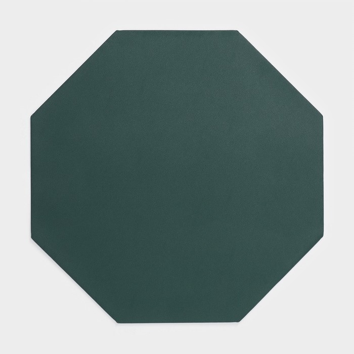 Салфетка сервировочная на стол «Тэм», 38×38 см, цвет зелёный - Фото 1