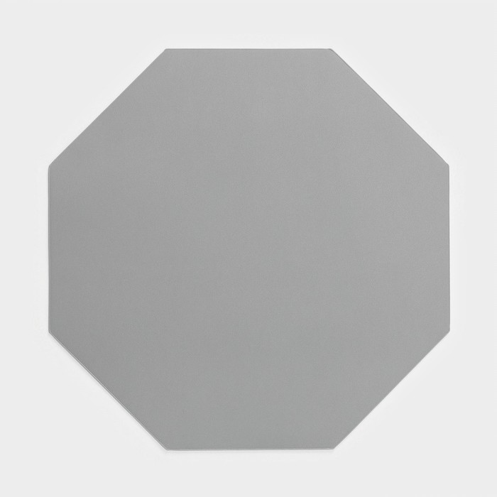 Салфетка сервировочная на стол «Тэм», 38×38 см, цвет серый