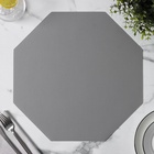 Салфетка кухонная «Тэм», 38×38 см, цвет серый (6 шт) - фото 809373068