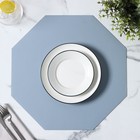 Салфетка сервировочная на стол «Тэм», 38×38 см, цвет голубой - Фото 5