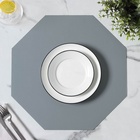 Салфетка сервировочная на стол «Тэм», 38×38 см, голубая - Фото 1