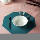 Салфетка сервировочная на стол «Тэм», 38×38 см, цвет голубой - Фото 6