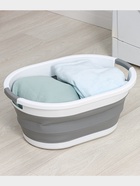 Таз складной Доляна, 24 л, 54×39.5×23 см, серый - Фото 6