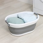Таз складной Доляна, 24 л, 54×39.5×23 см, серый - Фото 7