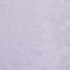 Скатерть DomoVita белая жаккард, рисунок МИКС (80% полиэстер, 20% хлопок) микрофибра 100х150 - Фото 4