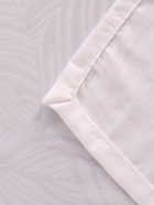 Скатерть DomoVita, 150×180, жаккард, рисунок МИКС, микрофибра, белая - Фото 7