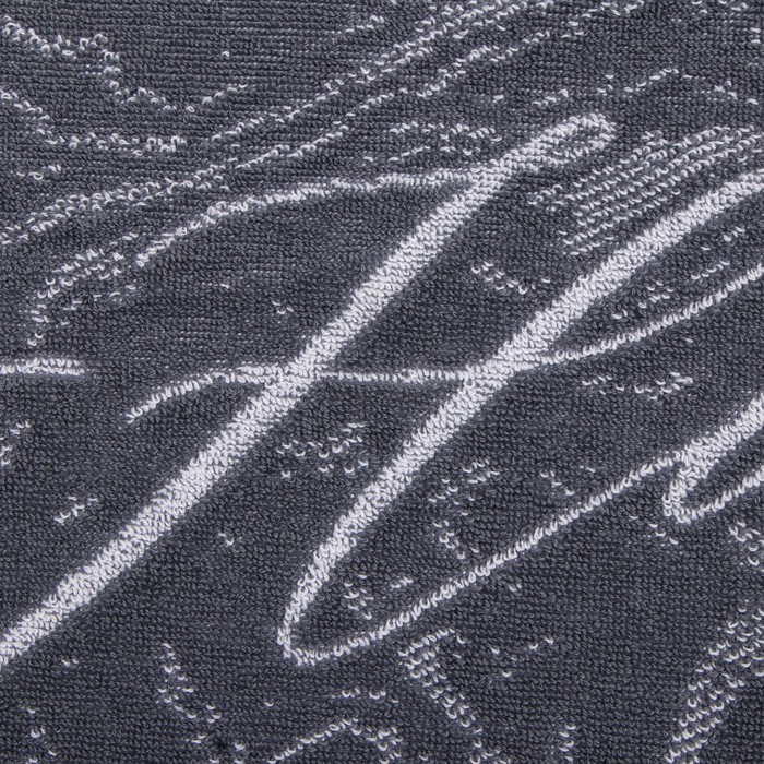 Полотенце именное махровое Этель "Николай" серый, 50х90см, 100% хлопок, 420гр/м2 - фото 1877816391