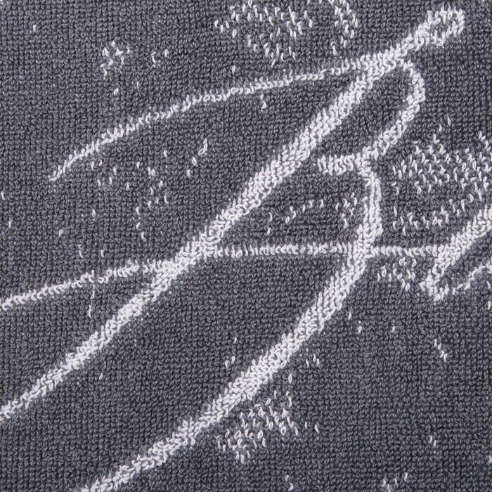 Полотенце именное махровое Этель "Виктор" серый, 50х90см, 100% хлопок, 420гр/м2 - фото 1910242268