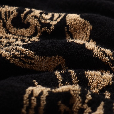 Полотенце именное махровое Этель «Егор», 50×90 см, 100% хлопок, 420 г/м², чёрное