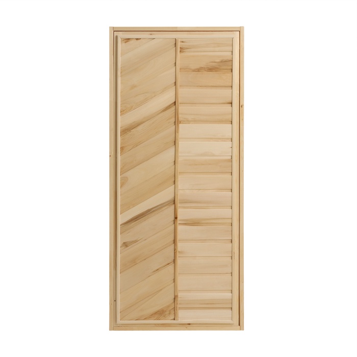 Дверь для бани и сауны, размер коробки 160×70 см, липа, глухая - Фото 1