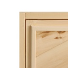 Дверь для бани и сауны, размер коробки 160×70 см, липа, глухая - Фото 2