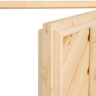 Дверь для бани и сауны, размер коробки 160×70 см, липа, глухая - Фото 4