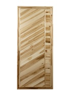 Дверь для бани и сауны, размер коробки 160×70 см, липа, глухая  (артикул 7318971)  большой выбор товаров оптом и в розницу по низким ценам с доставкой