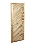 Дверь для бани и сауны, размер коробки 160×70 см, липа, глухая  (артикул 7318971)  большой выбор товаров оптом и в розницу по низким ценам с доставкой