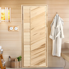 Дверь для бани и сауны, размер коробки 170×70 см, липа, глухая - Фото 4
