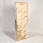 Дверь для бани и сауны, размер коробки 190×70 см, липа, глухая - Фото 2