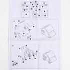 Домик для грызунов "Дом на колёсах", фанера, 11 х 8,5 х 8,5 см, микс цветов - фото 35730203