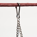 Качели для грызунов на цепочках, 8.5?7 см, вспененный ПВХ, голубые (комплект 2 шт) - фото 50165584