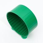 Колесо для грызунов полузакрытое пластиковое, с подставкой, 14 см, зеленый микс - фото 24397392