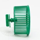 Колесо для грызунов пластиковое, без подставки, 9 см, зеленый микс - Фото 2