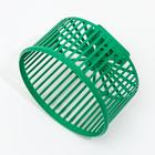 Колесо для грызунов пластиковое, без подставки, 9 см, зеленый микс - Фото 4