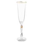 Набор бокалов для шампанского Parus, декор «Отводка золото, золотой шар», 190 мл x 6 шт. - фото 300126167