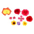 цветы искусственные набор для рукоделия, 20-30шт МИКС Ассорти - Фото 2