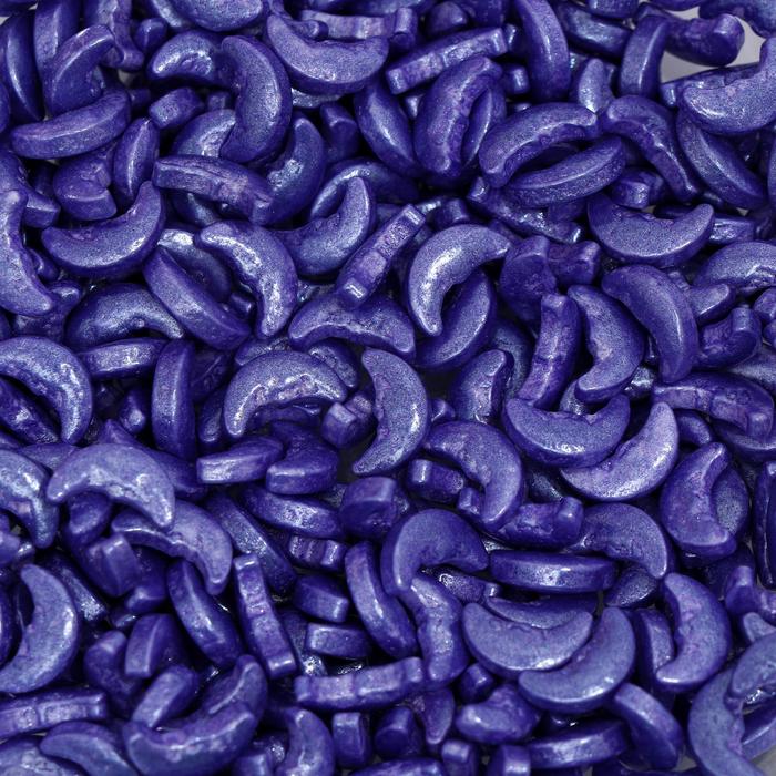 Кондитерская посыпка «Сладкий полумесяц», фиолетовая, 50 г - Фото 1