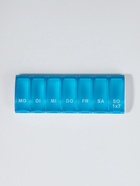 Таблетница «Неделька», немецкие буквы, 7 секций, 13.5×5×1.8 см, синяя, белая - Фото 3