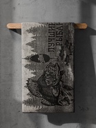 Полотенце махровое Этель «Лучший рыбак», 50×90 см, 100% хлопок, 420 г/м², коричневое - Фото 1