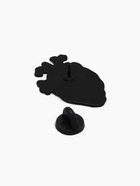 Значки-неразлучники «Сердца», 2 шт. бело-голубые в чёрном металле - Фото 4