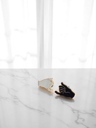 Значки-неразлучники «Лучшие друзья», 2 шт. чёрно-белые в золоте - Фото 6