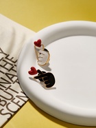 Значки-неразлучники «Дружба», набор 2 шт. цветные в золоте - Фото 3