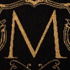 Полотенце именное махровое «Этель. Максим», 50×90 см, 100% хлопок, 420 г/м², чёрное - Фото 3