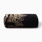 Полотенце именное махровое Этель «Андрей», 50×90 см, 100% хлопок, 420 г/м², чёрное - Фото 2