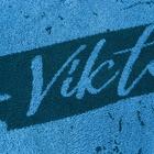 Полотенце именное махровое Этель "Виктор" синий, 50х90см, 100% хлопок, 420гр/м2 - Фото 3